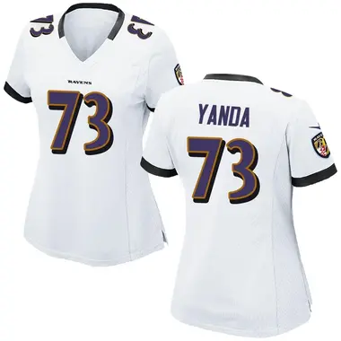 Women's Nike Baltimore Ravens Marshal Yanda Jersey - White Game