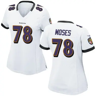 Women's Nike Baltimore Ravens Morgan Moses Jersey - White Game