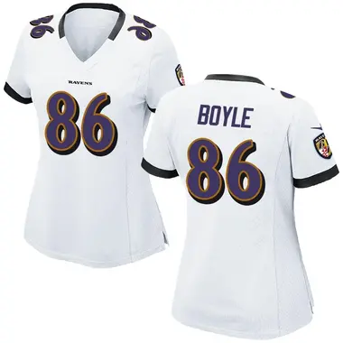 Women's Nike Baltimore Ravens Nick Boyle Jersey - White Game