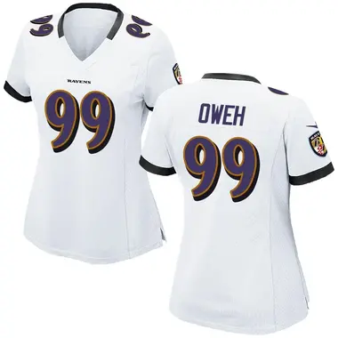Women's Nike Baltimore Ravens Odafe Oweh Jersey - White Game