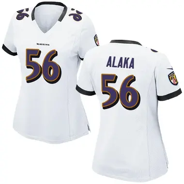 Women's Nike Baltimore Ravens Otaro Alaka Jersey - White Game