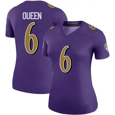 Women's Nike Baltimore Ravens Patrick Queen Color Rush Jersey - Purple Legend
