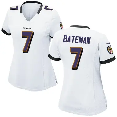 Women's Nike Baltimore Ravens Rashod Bateman Jersey - White Game