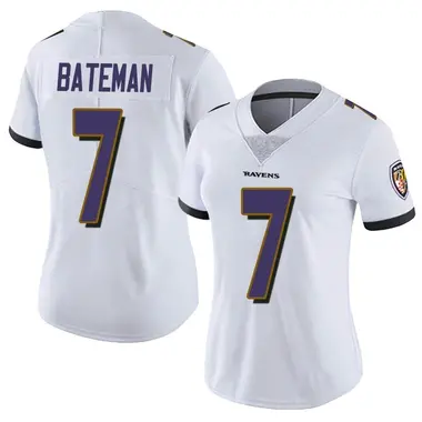 Women's Nike Baltimore Ravens Rashod Bateman Vapor Untouchable Jersey - White Limited