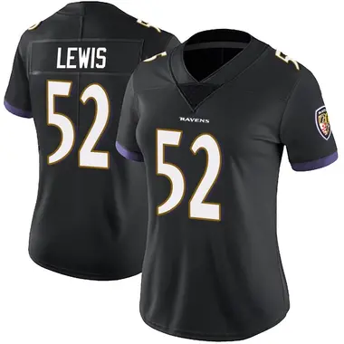 Women's Nike Baltimore Ravens Ray Lewis Alternate Vapor Untouchable Jersey - Black Limited