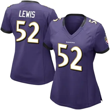 Women's Nike Baltimore Ravens Ray Lewis Team Color Vapor Untouchable Jersey - Purple Limited