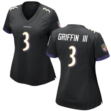 Women's Nike Baltimore Ravens Robert Griffin III Jersey - Black Game