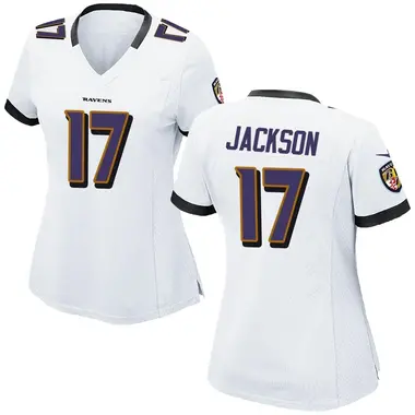Women's Nike Baltimore Ravens Robert Jackson Jersey - White Game