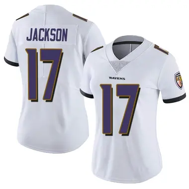 Women's Nike Baltimore Ravens Robert Jackson Vapor Untouchable Jersey - White Limited
