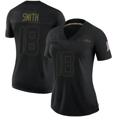 Women's Nike Baltimore Ravens Roquan Smith 2020 Salute To Service Jersey - Black Limited