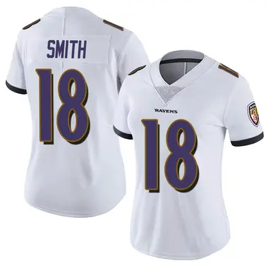 Women's Nike Baltimore Ravens Roquan Smith Vapor Untouchable Jersey - White Limited