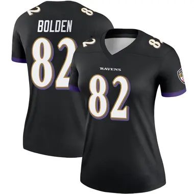 Women's Nike Baltimore Ravens Slade Bolden Jersey - Black Legend
