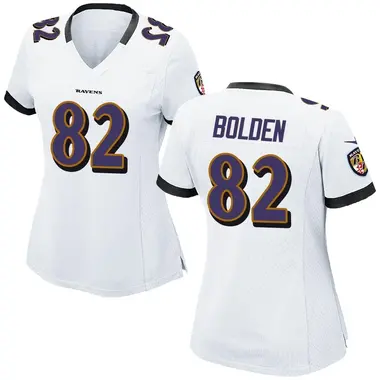 Women's Nike Baltimore Ravens Slade Bolden Jersey - White Game