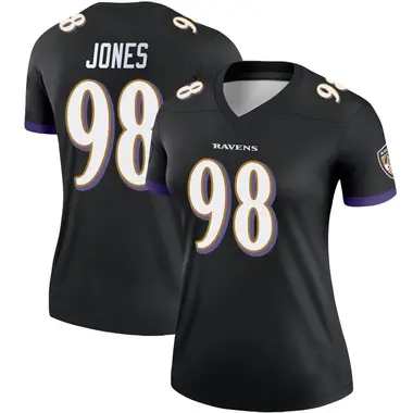 Women's Nike Baltimore Ravens Travis Jones Jersey - Black Legend