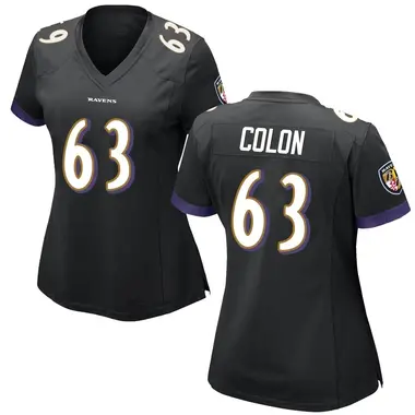 Women's Nike Baltimore Ravens Trystan Colon Jersey - Black Game