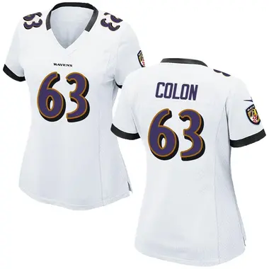 Women's Nike Baltimore Ravens Trystan Colon Jersey - White Game
