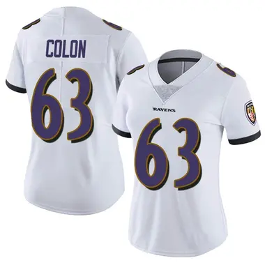 Women's Nike Baltimore Ravens Trystan Colon Vapor Untouchable Jersey - White Limited