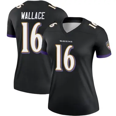 Women's Nike Baltimore Ravens Tylan Wallace Jersey - Black Legend