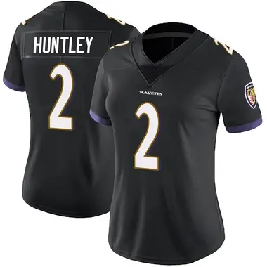 Women's Nike Baltimore Ravens Tyler Huntley Alternate Vapor Untouchable Jersey - Black Limited
