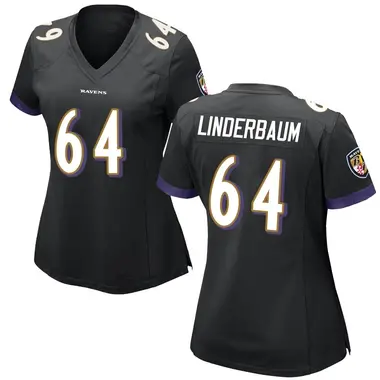 Women's Nike Baltimore Ravens Tyler Linderbaum Jersey - Black Game