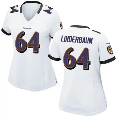 Women's Nike Baltimore Ravens Tyler Linderbaum Jersey - White Game