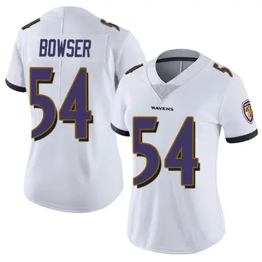 Women's Nike Baltimore Ravens Tyus Bowser Vapor Untouchable Jersey - White Limited
