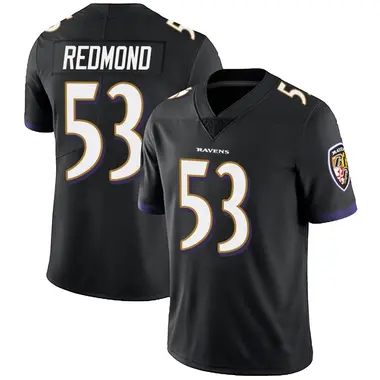 Youth Nike Baltimore Ravens Adam Redmond Alternate Vapor Untouchable Jersey - Black Limited