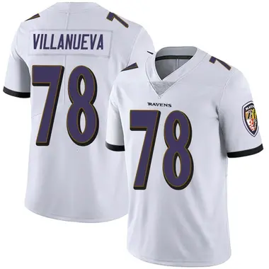 Youth Nike Baltimore Ravens Alejandro Villanueva Vapor Untouchable Jersey - White Limited