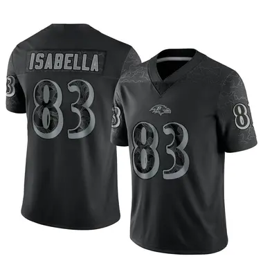 Youth Nike Baltimore Ravens Andy Isabella Reflective Jersey - Black Limited