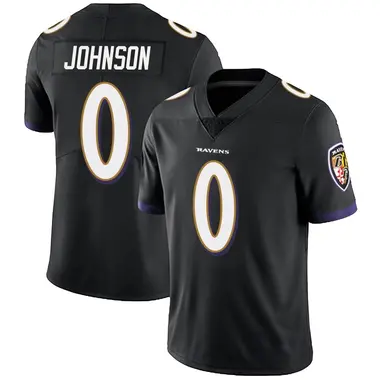 Youth Nike Baltimore Ravens Aron Johnson Alternate Vapor Untouchable Jersey - Black Limited