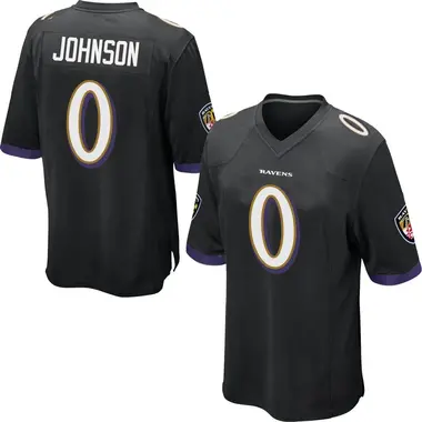 Youth Nike Baltimore Ravens Aron Johnson Jersey - Black Game