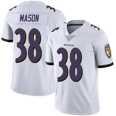 Youth Nike Baltimore Ravens Ben Mason Vapor Untouchable Jersey - White Limited
