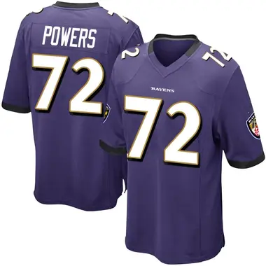 Youth Nike Baltimore Ravens Ben Powers Team Color Jersey - Purple Game