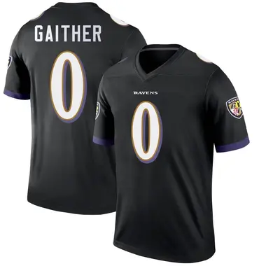 Youth Nike Baltimore Ravens Brian Gaither Jersey - Black Legend