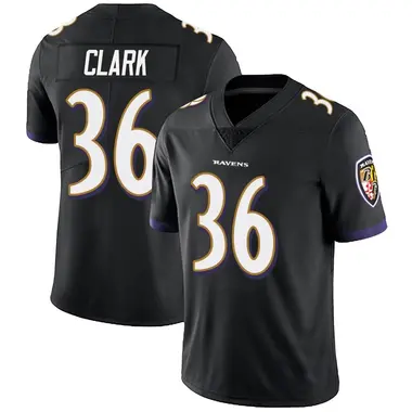 Youth Nike Baltimore Ravens Chuck Clark Alternate Vapor Untouchable Jersey - Black Limited