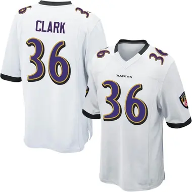 Youth Nike Baltimore Ravens Chuck Clark Jersey - White Game