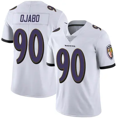 Youth Nike Baltimore Ravens David Ojabo Vapor Untouchable Jersey - White Limited