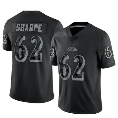 Youth Nike Baltimore Ravens David Sharpe Reflective Jersey - Black Limited
