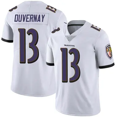 Youth Nike Baltimore Ravens Devin Duvernay Vapor Untouchable Jersey - White Limited