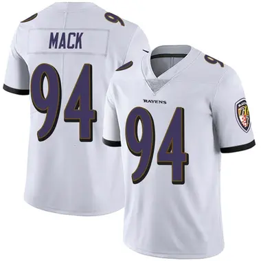 Youth Nike Baltimore Ravens Isaiah Mack Vapor Untouchable Jersey - White Limited