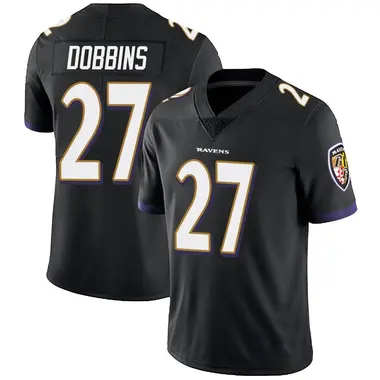Youth Nike Baltimore Ravens J.K. Dobbins Alternate Vapor Untouchable Jersey - Black Limited