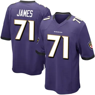 Youth Nike Baltimore Ravens Ja'Wuan James Team Color Jersey - Purple Game
