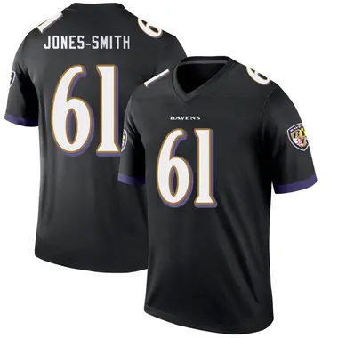 Youth Nike Baltimore Ravens Jaryd Jones-Smith Jersey - Black Legend