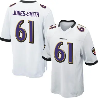 Youth Nike Baltimore Ravens Jaryd Jones-Smith Jersey - White Game
