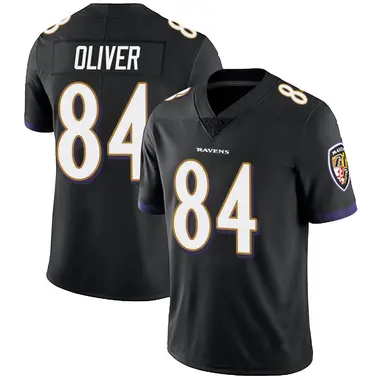 Youth Nike Baltimore Ravens Josh Oliver Alternate Vapor Untouchable Jersey - Black Limited