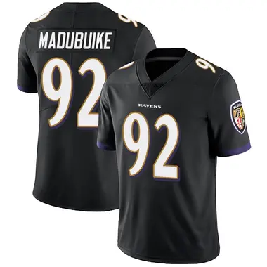 Youth Nike Baltimore Ravens Justin Madubuike Alternate Vapor Untouchable Jersey - Black Limited