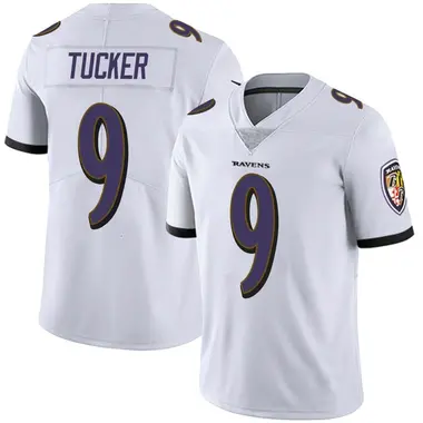 Youth Nike Baltimore Ravens Justin Tucker Vapor Untouchable Jersey - White Limited