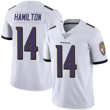 Youth Nike Baltimore Ravens Kyle Hamilton Vapor Untouchable Jersey - White Limited
