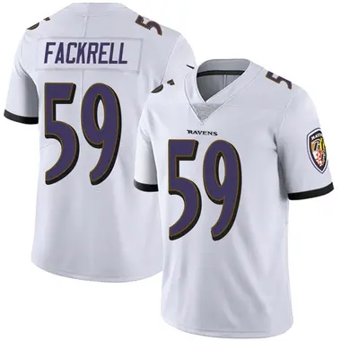Youth Nike Baltimore Ravens Kyler Fackrell Vapor Untouchable Jersey - White Limited