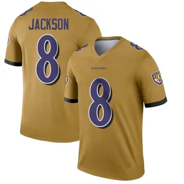 Youth Nike Baltimore Ravens Lamar Jackson Inverted Jersey - Gold Legend
